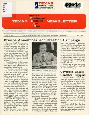 Texas IDEAS Newsletter, Volume 5, Number 4, May 1975