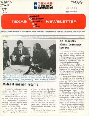 Primary view of object titled 'Texas IDEAS Newsletter, Volume 6, Number 6, June 1976'.