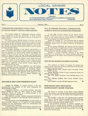 Local MH/MR Notes, Volume 2, Number 2, February 1970