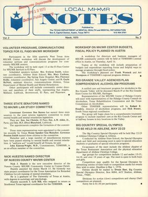 Local MH/MR Notes, Volume 2, Number 3, March 1970