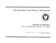 Thumbnail image of item number 3 in: 'University of Texas at Arlington Operating Budget: 2023'.