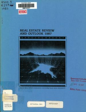 Primary view of object titled 'Real Estate Review and Outlook 1987'.