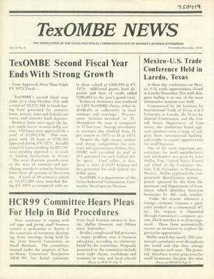 TexOMBE News, Volume 2, Number 6, November-December 1974