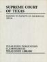 Thumbnail image of item number 3 in: 'Supreme Court of Texas: Indexes to Dockets on Microfiche 1985-86'.