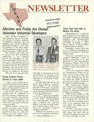 IDEAS Newsletter, Volume 8, Number 9, September 1978