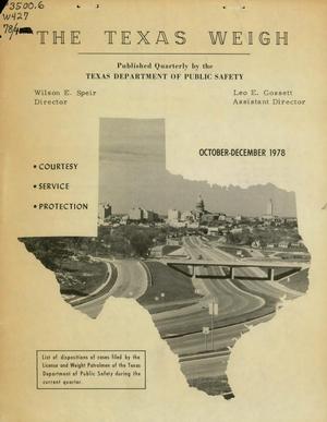 The Texas Weigh, October-December 1978