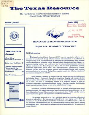 The Texas Resource, Volume 2, Number 3, Spring 1995