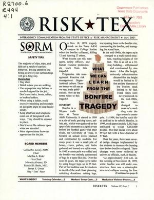 Risk-Tex, Volume 4, Issue 1, January 2001