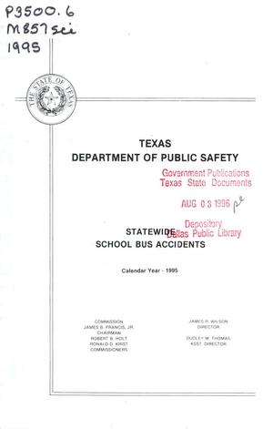Texas Statewide School Bus Accidents: Calendar Year 1995