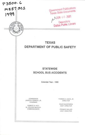 Texas Statewide School Bus Accidents: Calendar Year 1999
