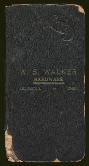 Primary view of object titled '[Diary of Minnie Howard Walker: 1913]'.