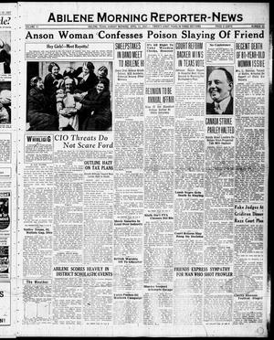 Primary view of object titled 'Abilene Morning Reporter-News (Abilene, Tex.), Vol. 11, No. 32, Ed. 1 Sunday, April 11, 1937'.