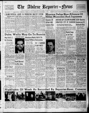 Primary view of object titled 'The Abilene Reporter-News (Abilene, Tex.), Vol. 57, No. 177, Ed. 1 Sunday, November 7, 1937'.