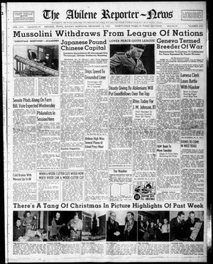Primary view of object titled 'The Abilene Reporter-News (Abilene, Tex.), Vol. 57, No. 210, Ed. 1 Sunday, December 12, 1937'.