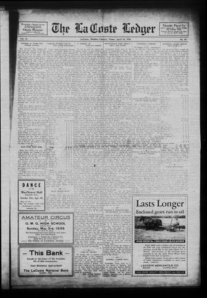 The La Coste Ledger (La Coste, Tex.), Vol. 21, No. 39, Ed. 1 Friday, April 24, 1936