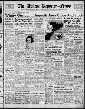 Primary view of object titled 'The Abilene Reporter-News (Abilene, Tex.), Vol. 57, No. 320, Ed. 2 Thursday, April 7, 1938'.