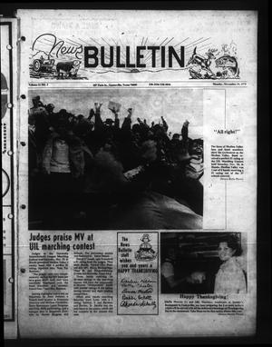 Primary view of object titled 'News Bulletin (Castroville, Tex.), Vol. 21, No. 3, Ed. 1 Monday, November 19, 1979'.