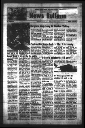 Primary view of object titled 'News Bulletin (Castroville, Tex.), Vol. 25, No. 31, Ed. 1 Thursday, August 2, 1984'.