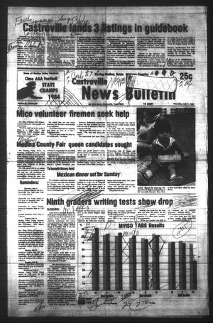 Castroville News Bulletin (Castroville, Tex.), Vol. 26, No. 28, Ed. 1 Thursday, July 11, 1985