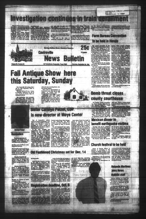 Castroville News Bulletin (Castroville, Tex.), Vol. 26, No. 39, Ed. 1 Thursday, September 26, 1985