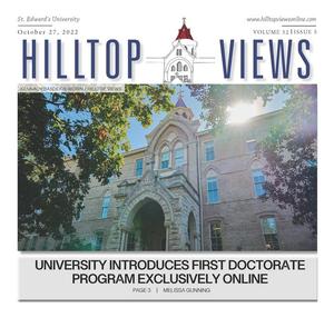 Primary view of object titled 'Hilltop Views (Austin, Tex.), Vol. 52, No. 5, Ed. 1 Thursday, October 27, 2022'.