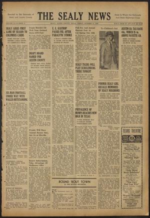 The Sealy News (Sealy, Tex.), Vol. 52, No. 31, Ed. 1 Friday, October 11, 1940