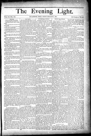 The Evening Light. (San Antonio, Tex.), Vol. 2, No. 12, Ed. 1 Friday, February 3, 1882