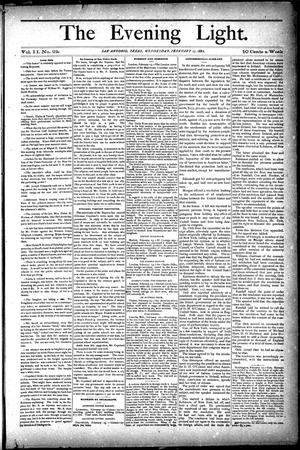 The Evening Light. (San Antonio, Tex.), Vol. 2, No. 22, Ed. 1 Wednesday, February 15, 1882