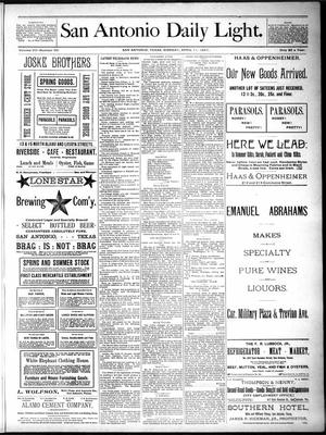 San Antonio Daily Light. (San Antonio, Tex.), Vol. 7, No. 60, Ed. 1 Monday, April 11, 1887