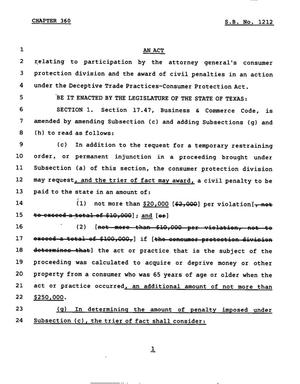 78th Texas Legislature, Regular Session, Senate Bill 1212, Chapter 360