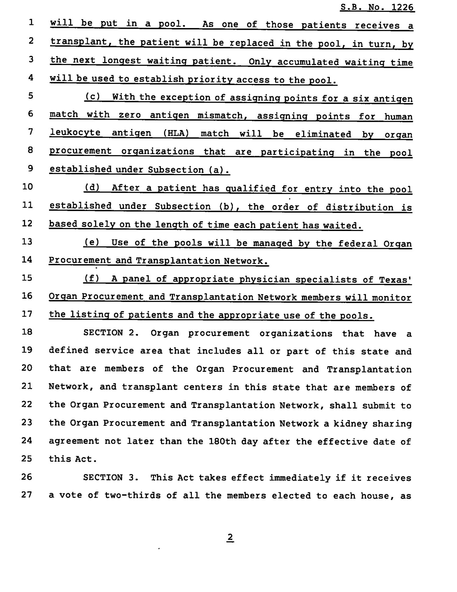 78th Texas Legislature, Regular Session, Senate Bill 1226, Chapter 926
                                                
                                                    [Sequence #]: 2 of 3
                                                