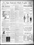 Newspaper: San Antonio Daily Light. (San Antonio, Tex.), Vol. 7, No. 244, Ed. 1 …