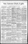 Newspaper: San Antonio Daily Light. (San Antonio, Tex.), Vol. 8, No. 88, Ed. 1 M…