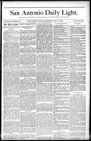 San Antonio Daily Light. (San Antonio, Tex.), Vol. 8, No. 90, Ed. 1 Wednesday, May 2, 1888