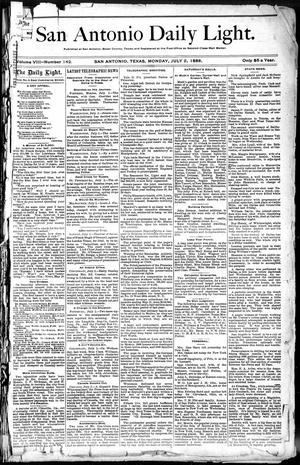 San Antonio Daily Light. (San Antonio, Tex.), Vol. 8, No. 142, Ed. 1 Monday, July 2, 1888