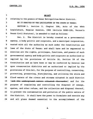 78th Texas Legislature, Regular Session, Senate Bill 1494, Chapter 375