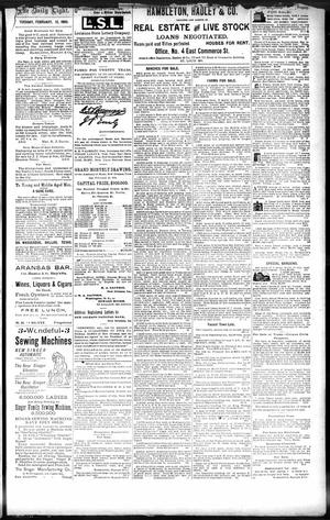 San Antonio Daily Light. (San Antonio, Tex.), Vol. 9, No. 20, Ed. 1 Tuesday, February 12, 1889