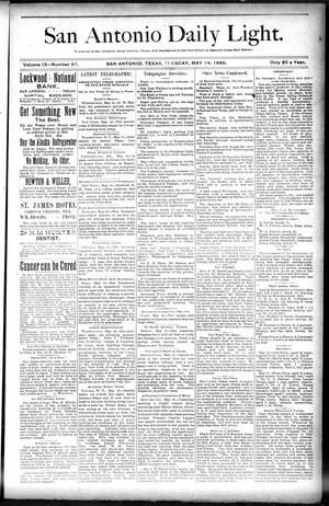 San Antonio Daily Light. (San Antonio, Tex.), Vol. 9, No. 97, Ed. 1 Tuesday, May 14, 1889