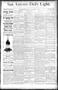 Newspaper: San Antonio Daily Light. (San Antonio, Tex.), Vol. 9, No. 123, Ed. 1 …