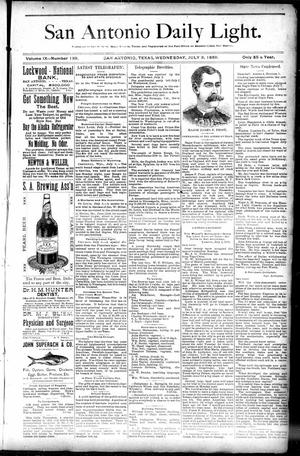 San Antonio Daily Light. (San Antonio, Tex.), Vol. 9, No. 139, Ed. 1 Wednesday, July 3, 1889