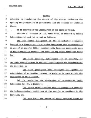 78th Texas Legislature, Regular Session, Senate Bill 1639, Chapter 1242