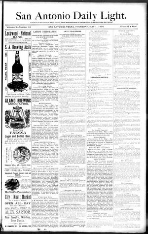 San Antonio Daily Light. (San Antonio, Tex.), Vol. 10, No. 84, Ed. 1 Thursday, May 1, 1890