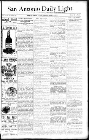 San Antonio Daily Light. (San Antonio, Tex.), Vol. 10, No. 91, Ed. 1 Friday, May 9, 1890