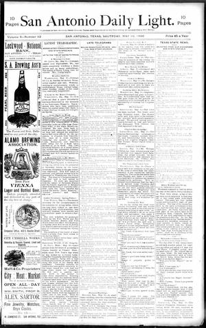 San Antonio Daily Light. (San Antonio, Tex.), Vol. 10, No. 92, Ed. 1 Saturday, May 10, 1890