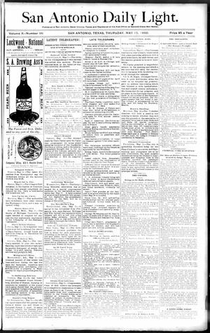 San Antonio Daily Light. (San Antonio, Tex.), Vol. 10, No. 96, Ed. 1 Thursday, May 15, 1890