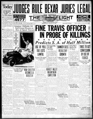 The San Antonio Light (San Antonio, Tex.), Vol. 45, No. 206, Ed. 1 Wednesday, August 12, 1925