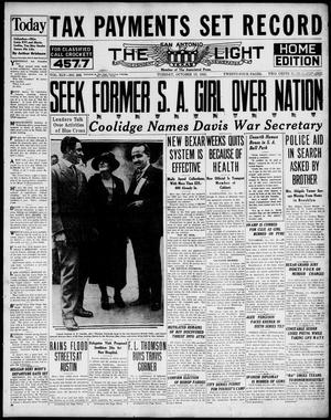 The San Antonio Light (San Antonio, Tex.), Vol. 45, No. 268, Ed. 1 Tuesday, October 13, 1925