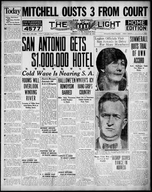 Primary view of object titled 'The San Antonio Light (San Antonio, Tex.), Vol. 45, No. 283, Ed. 1 Wednesday, October 28, 1925'.