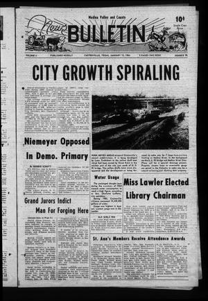 Medina Valley and County News Bulletin (Castroville, Tex.), Vol. 4, No. 38, Ed. 1 Wednesday, January 15, 1964