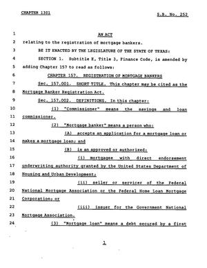 78th Texas Legislature, Regular Session, Senate Bill 252 Chapter 1301